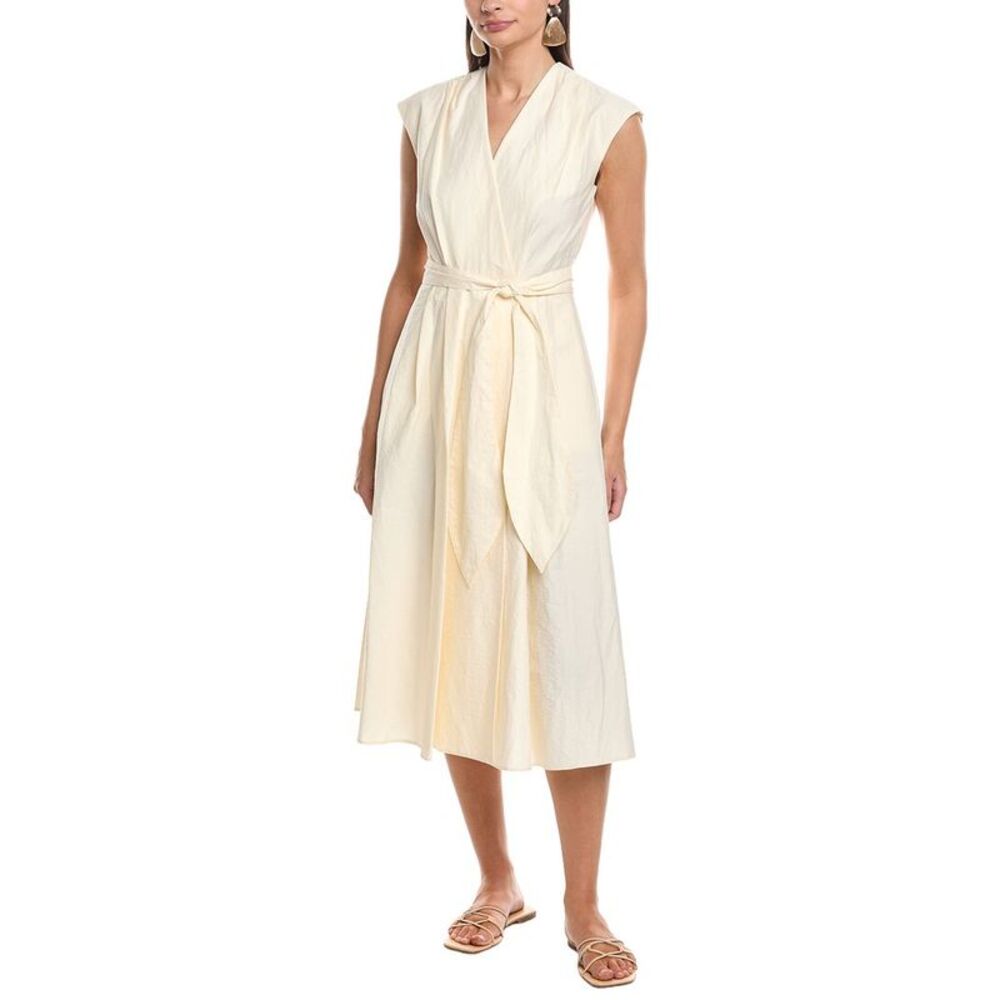 Marella Womens  Ossola Midi Wrap Dress, White